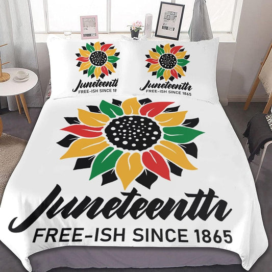 Juneteenth Bedding Set Juneteenth Freeish Since 1865 Duvet Covers White Unique Gift