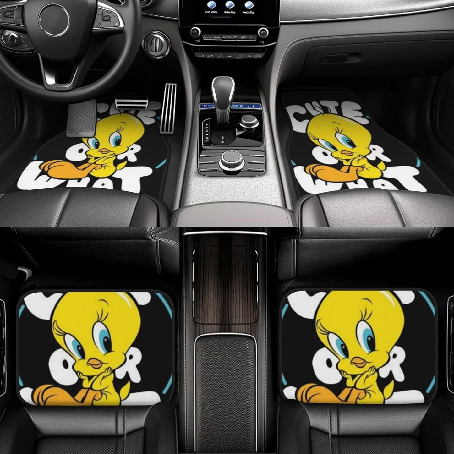 Looney Tunes Car Floor Mats Looney Tunes Cute Or What Tweety Car Mats