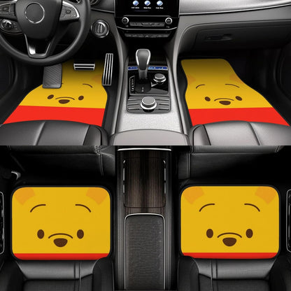 WTP Car Mats WTP Face And Shirt Car Floor Mats Red Yellow