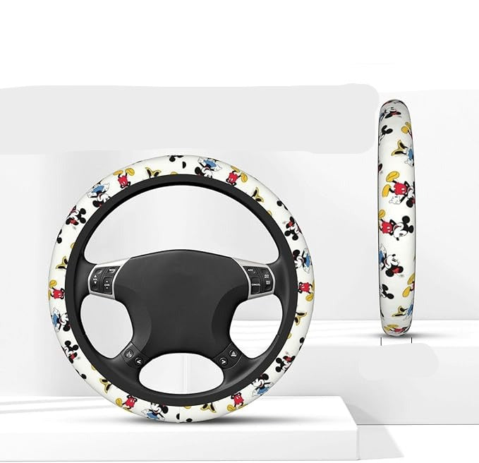 MM Steering Wheel Cover DN MM And Minnie Cute Pattern Driving Wheel Cover Colorful