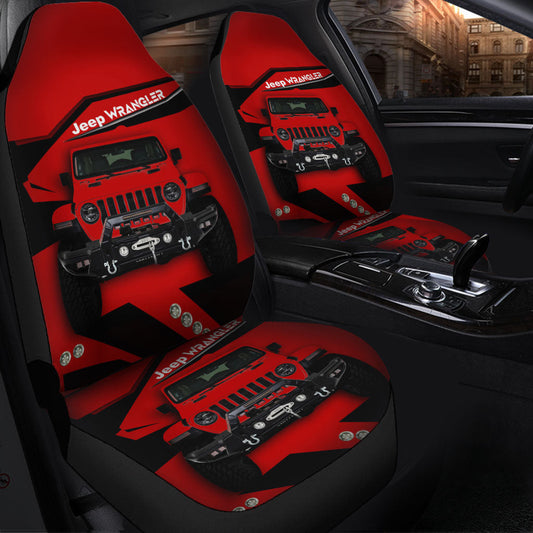 Jeep Red Car Seat Covers