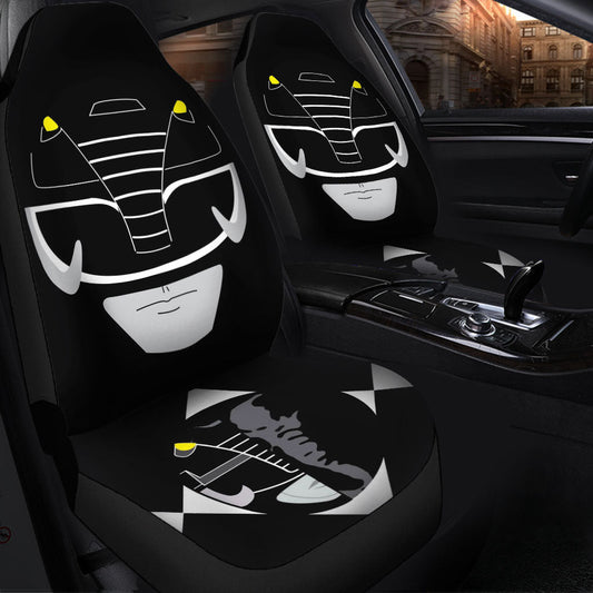 Mighty Morphin Power Rangers Black Car Seat Covers