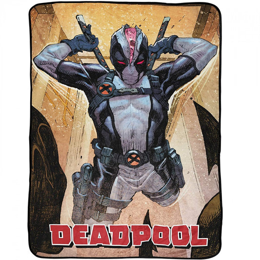 Deadpool Blanket MV Deadpool X-Force Costume Comic Blanket Gray