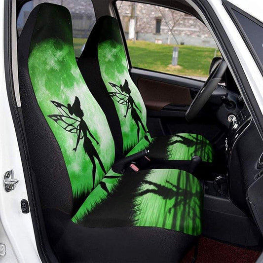 Tinker Bell Car Seat Covers Tinker Bell Silhouette Under The Moonlight Seat Covers Green