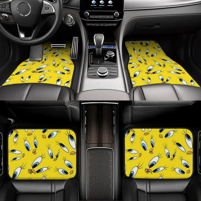Looney Tunes Car Floor Mats Looney Tunes Cute Tweety Emotions Pattern Car Mats