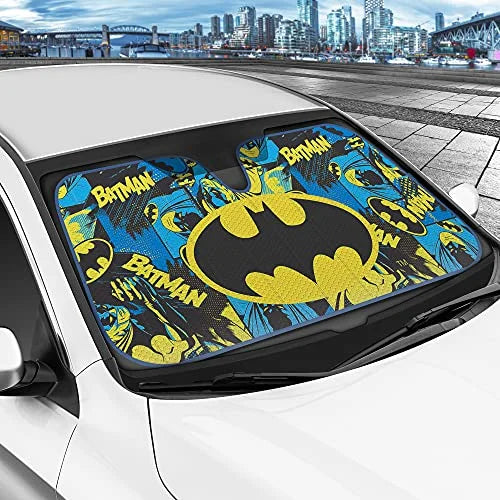 Batman Car Sun Shade Classic Batman Symbol Pattern Winshield Sun Shade ...