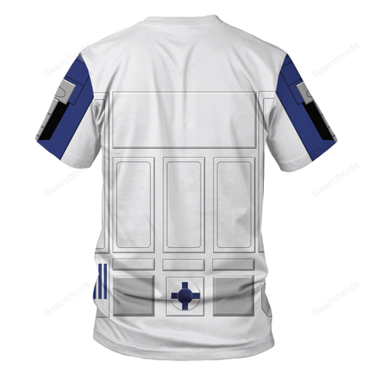 Stwa R2 D2 Robot Costume - 3D TShirt