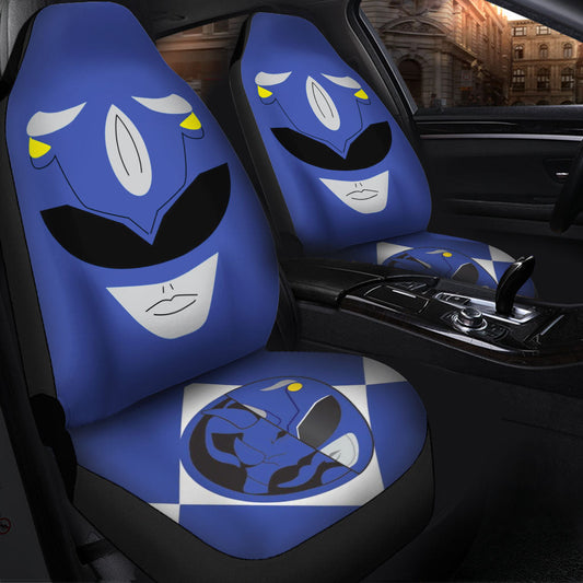 Mighty Morphin Power Rangers Blue Car Seat Covers