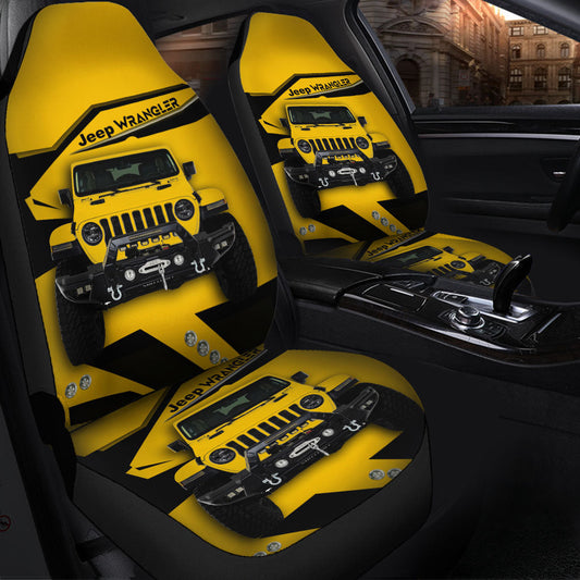 Jeep Yellow Car Seat Covers