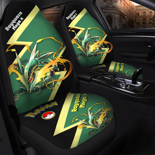 Mega Rayquaza X Car Seat Covers