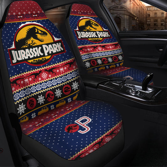 Jurassic Park Christmas Car Seat Covers