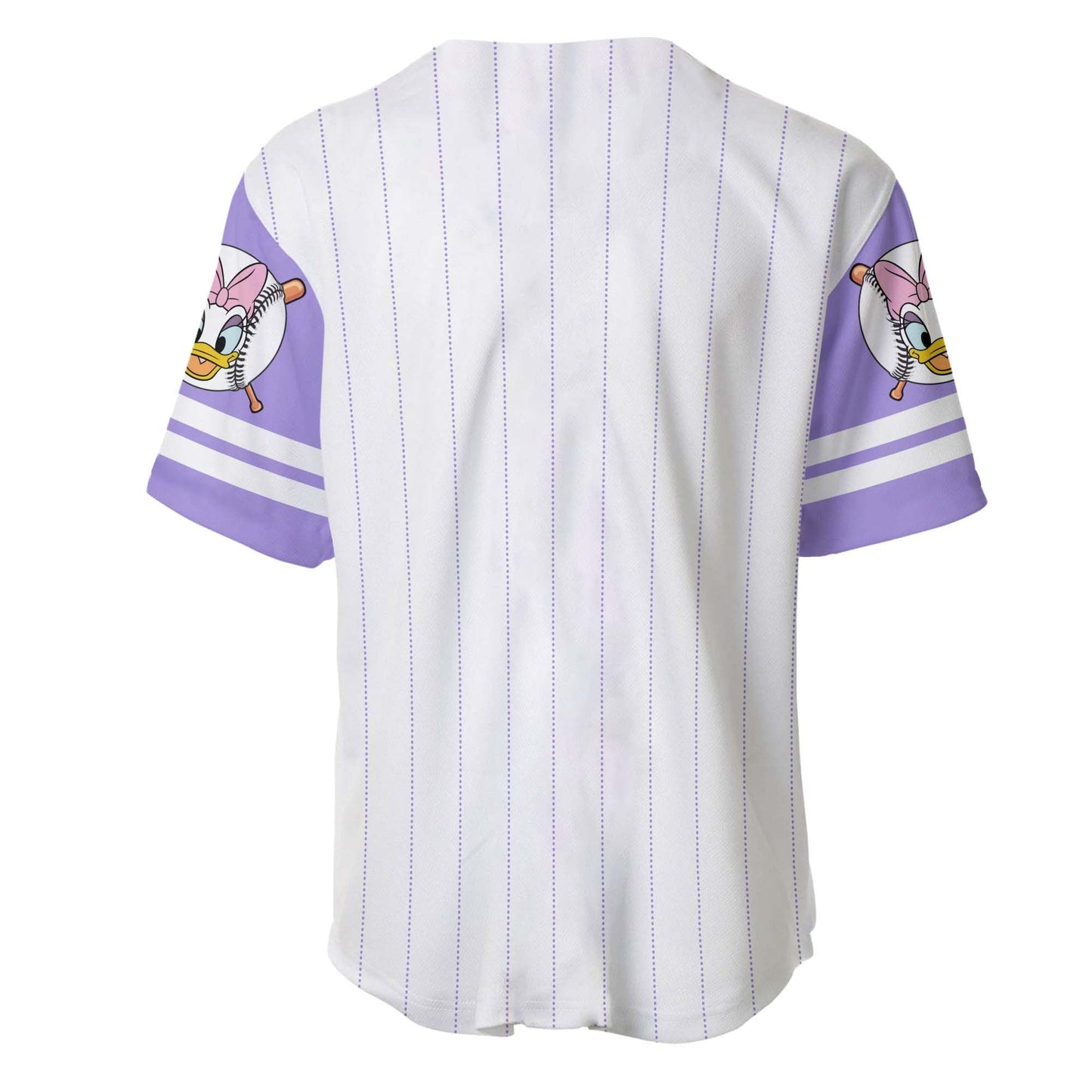 Disney Jersey Disney Daisy Duck Playing Sport As Hitter Character Patterns White Jersey Shirt Disney Baseball Jersey Daisy Duck Baseball Jersey