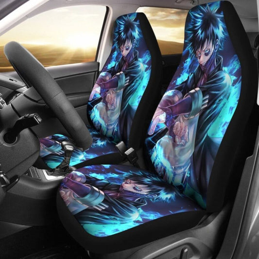 My Hero Academia Car Seat Covers My Hero Academia Dabi The Villain Seat Covers Black Blue