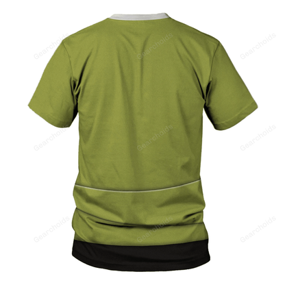 SaTr TOS Kirk Green Tunic T-Shirt