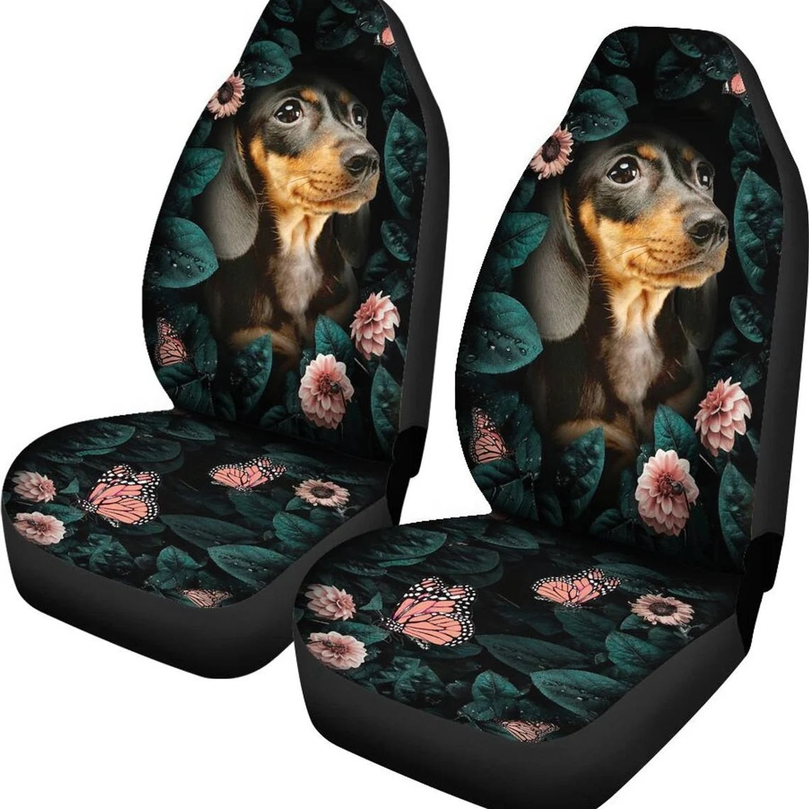 Dachshund HD Custom Car Seat Covers