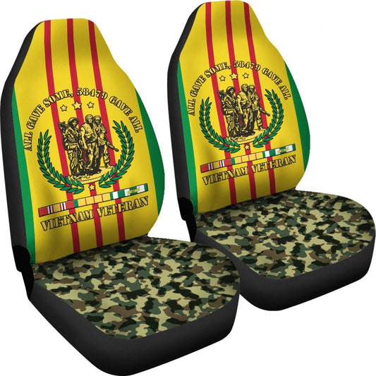 Veteran Car Seat Covers All Gave Some 58479 Gave All Vietnam Veteran Seat Covers Yellow