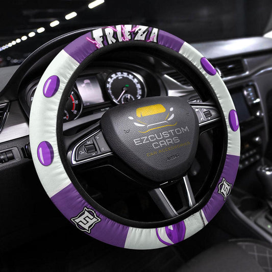 Dragon Ball Steering Wheel Cover Dragon Ball Frieza Skin Cosplay Driving Wheel Cover Purple White