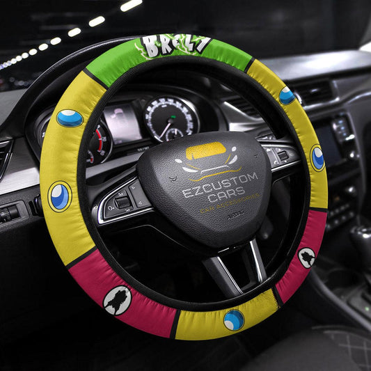 Dragon Ball Steering Wheel Cover Dragon Ball Broly Clothes Cosplay Driving Wheel Cover Colorful