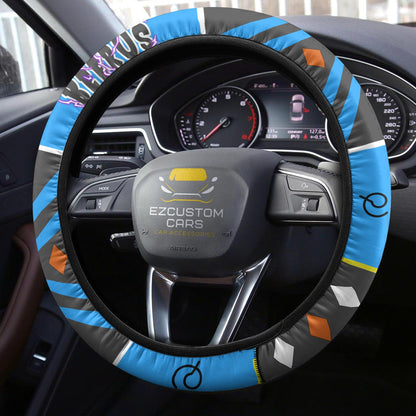 Dragon Ball Steering Wheel Cover Dragon Ball Beerus Clothes Cosplay Driving Wheel Cover Blue