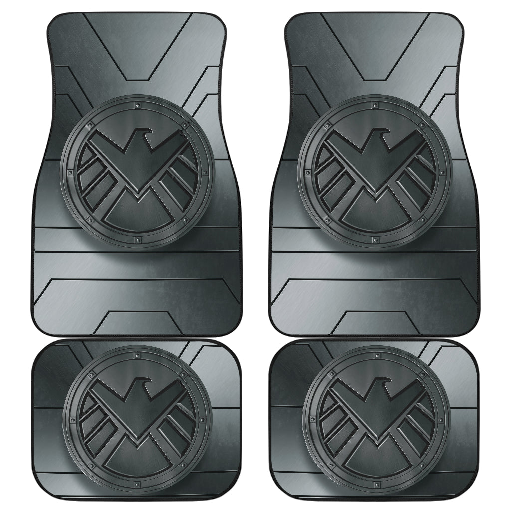 MV Car Floor Mats Agents Of Shield Symbol MV Car Mats