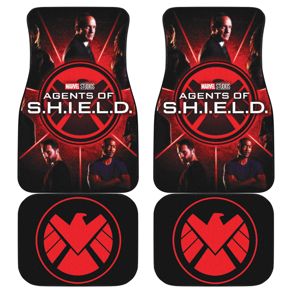 MV Car Floor Mats Agents Of Shield MV Characters Graphic Car Mats