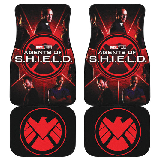 MV Car Floor Mats Agents Of Shield MV Characters Graphic Car Mats