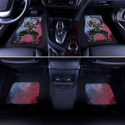 Demon Slayer Car Mats Akaza Car Floor Mats Demon Slayer Car Floor Mats