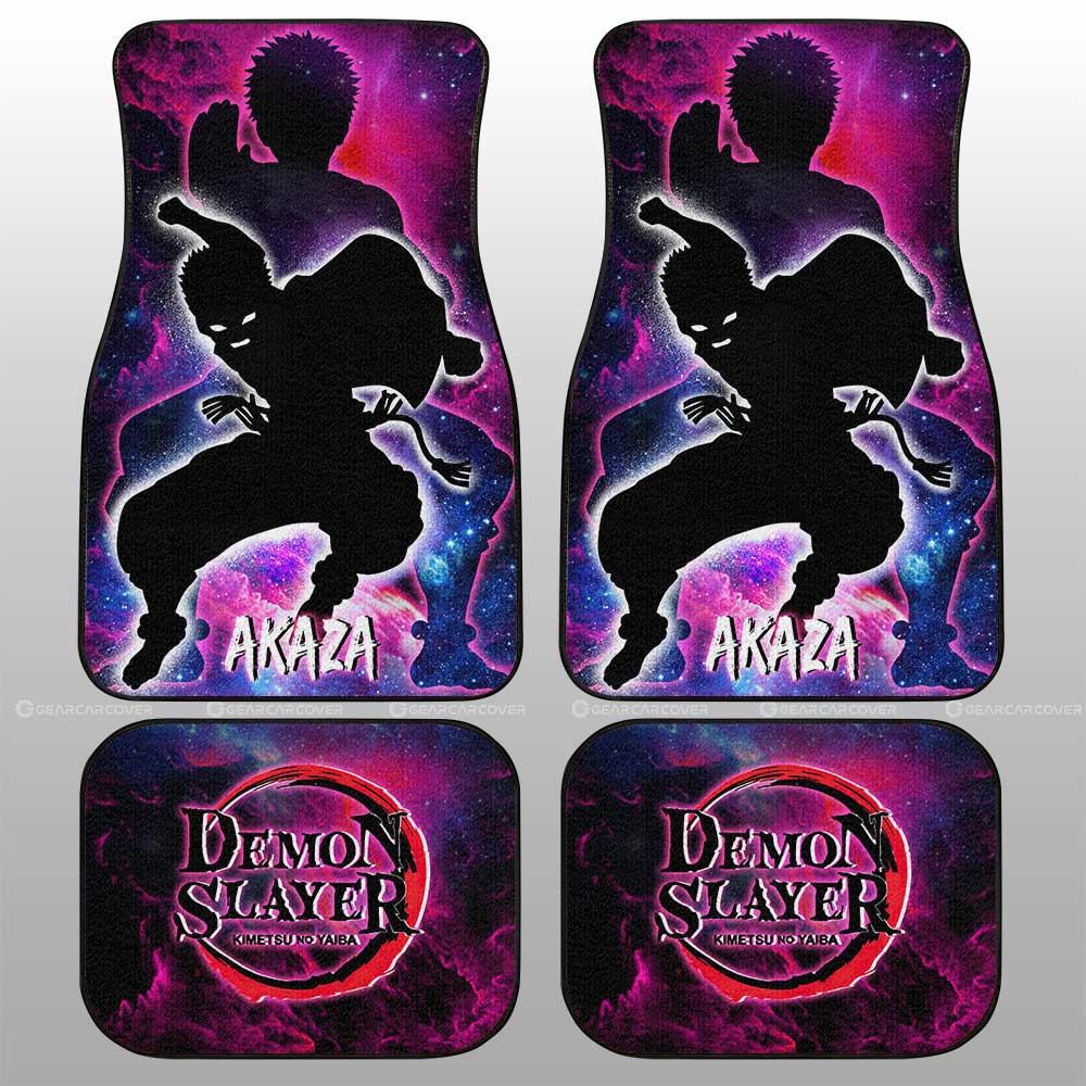 Demon Slayer Car Mats Akaza Car Floor Mats Demon Slayer Anime Floor Mats