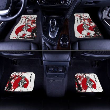 Demon Slayer Car Mats Akaza Car Floor Mats Japan Style Car Interior Floor Mats