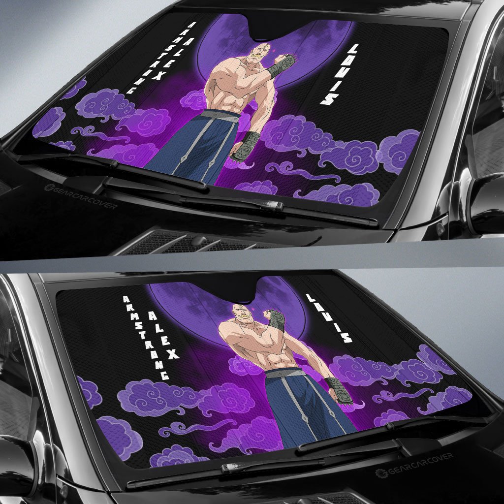 Alex Louis Armstrong Car Sunshade Custom Car Accessories