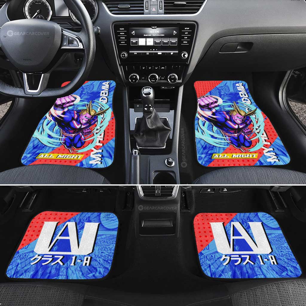 My Hero Academia Car Mats All Might Car Floor Mats