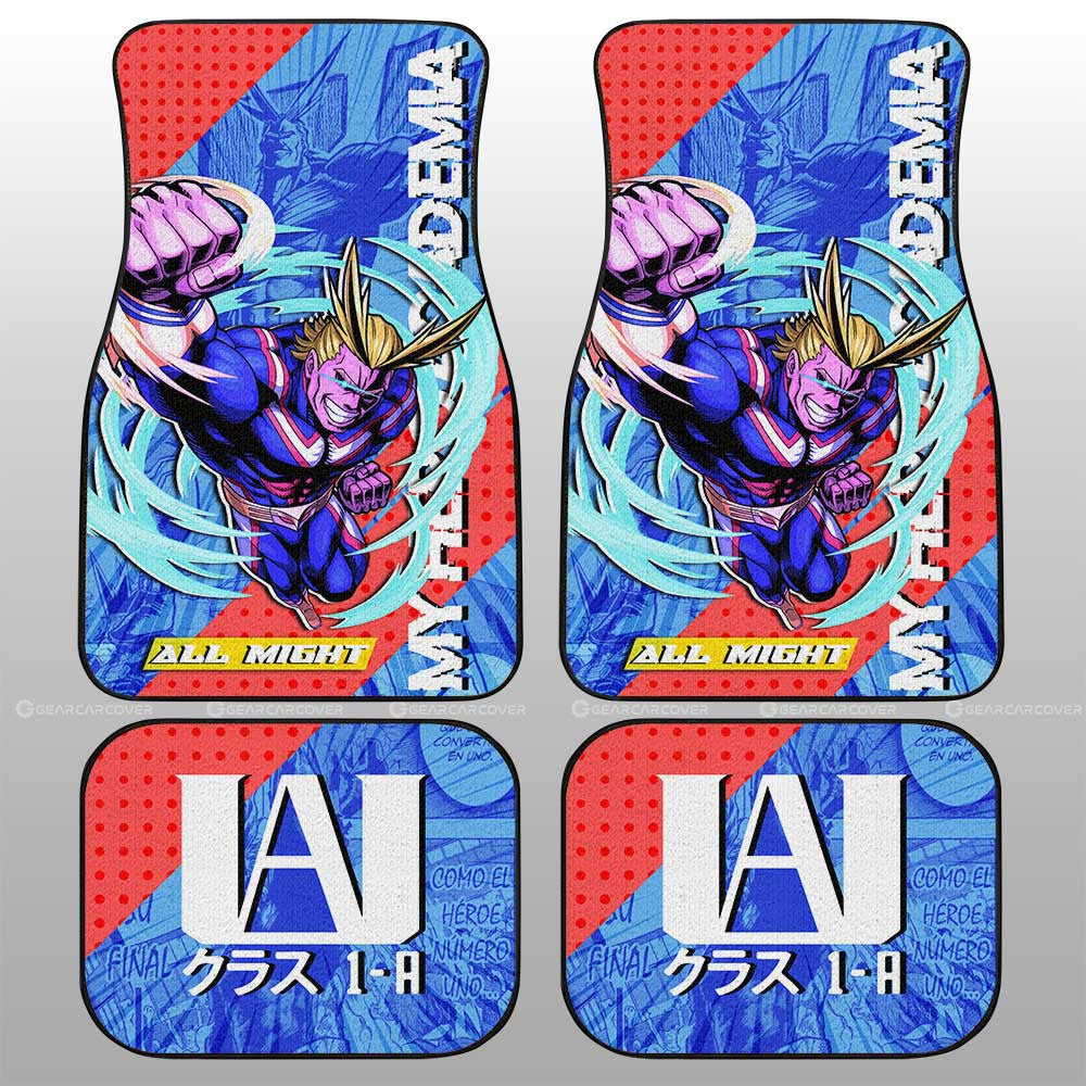 My Hero Academia Car Mats All Might Car Floor Mats