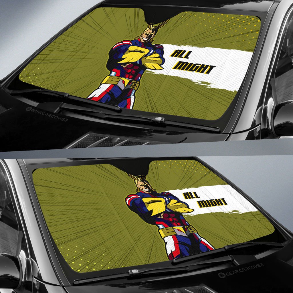 All Might Car Sunshade Custom For Fans