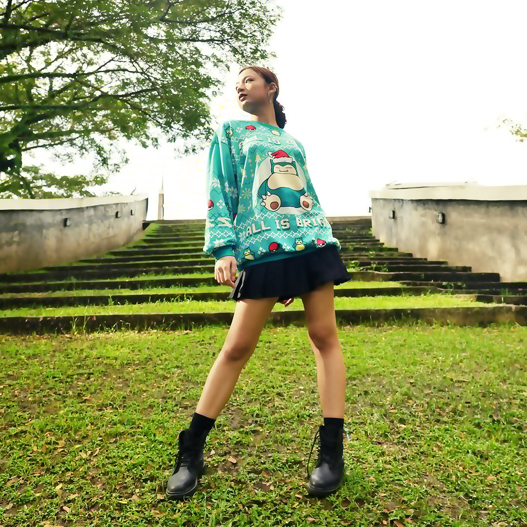 All is Calm All Bright Snorlax Pokemon Ugly Christmas Sweater