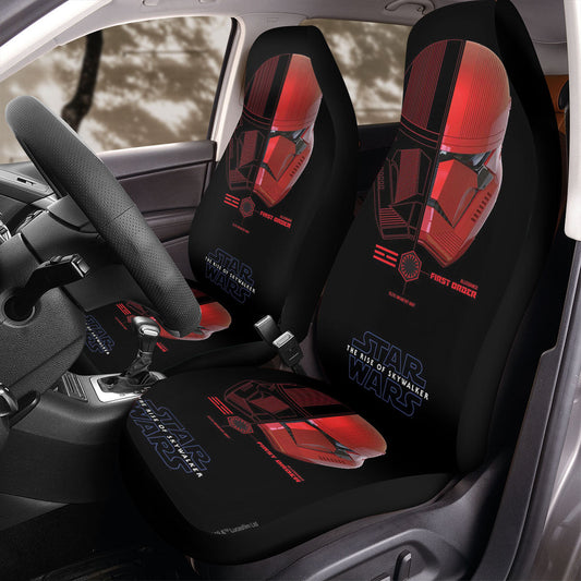 SW Car Seat Covers The Rise Of Skywalker Seat Covers Black Red