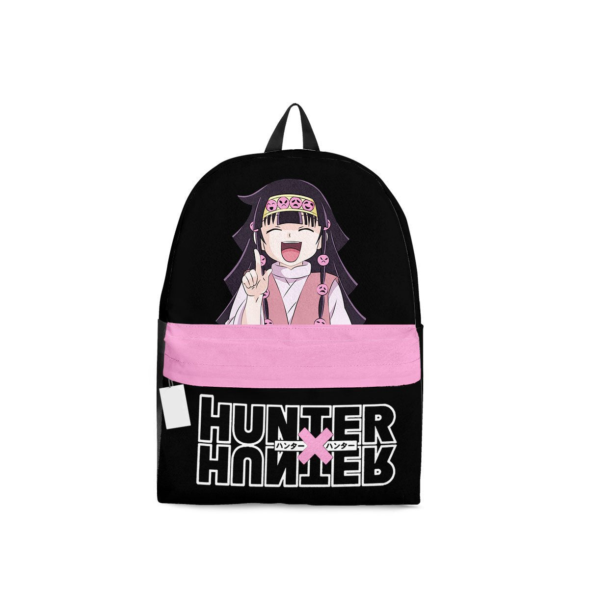 Hunter X Hunter Backpack Hunter X Hunter Alluka Zoldyck Graphic Backpacks Black Pink