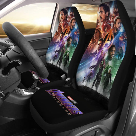 MV Car Seat Covers All Superheroes Avengers Graphic Seat Covers Colorful