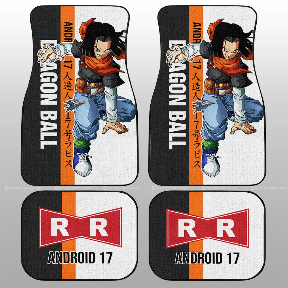 Dragon Ball Car Mats Android 17 Car Floor Mats Car For Fans Car Floor Mats