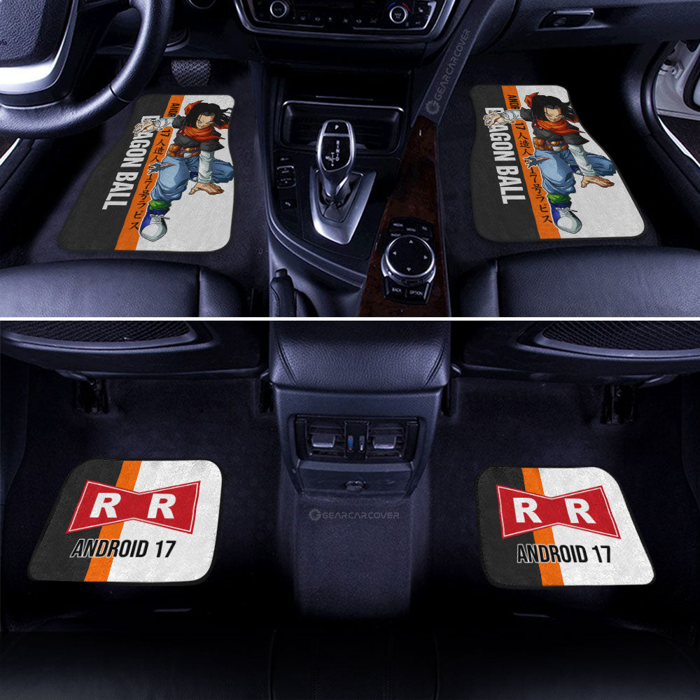 Dragon Ball Car Mats Android 17 Car Floor Mats Car For Fans Car Floor Mats