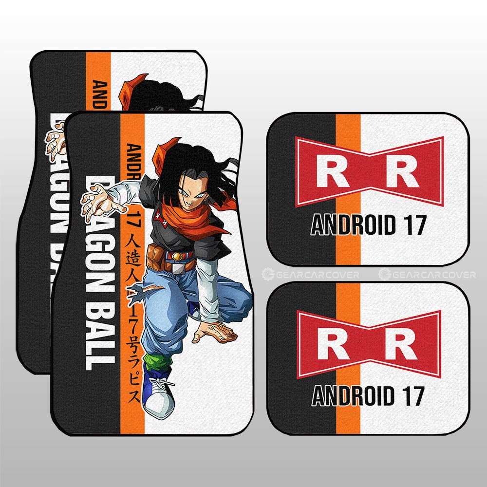 Dragon Ball Car Mats Android 17 Car Floor Mats Car For Fans Car Floor Mats