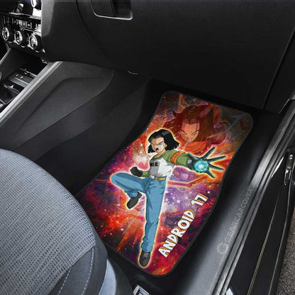 Dragon Ball Car Mats Android 17 Car Floor Mats Dragon Ball Anime Car Floor Mats