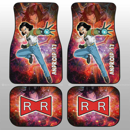 Dragon Ball Car Mats Android 17 Car Floor Mats Dragon Ball Anime Car Floor Mats