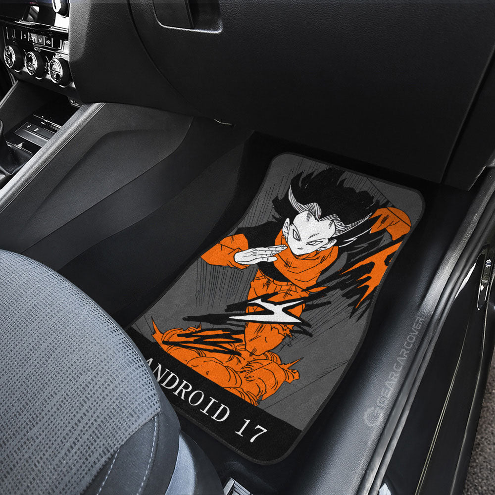 Dragon Ball Car Mats Android 17 Car Floor Mats Dragon Ball Anime Manga Color Style Car Floor Mats