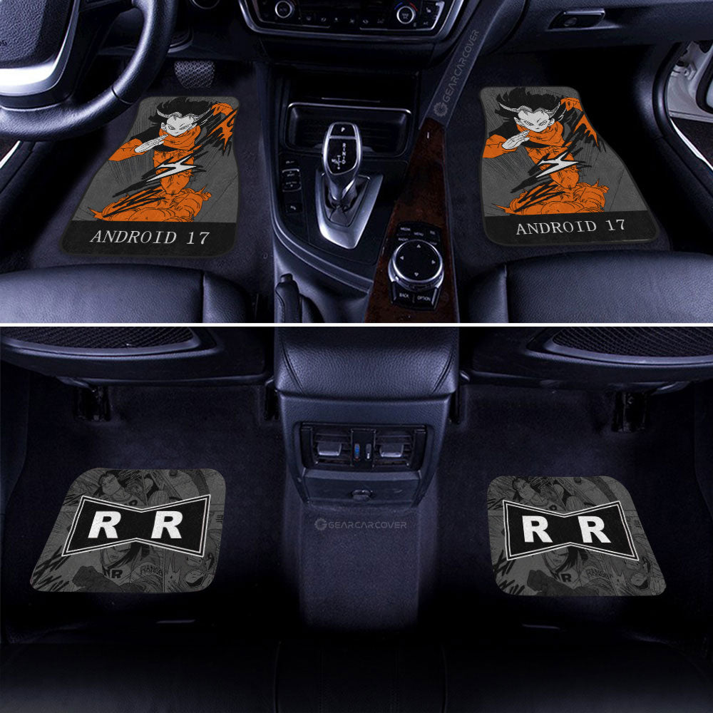 Dragon Ball Car Mats Android 17 Car Floor Mats Dragon Ball Anime Manga Color Style Car Floor Mats