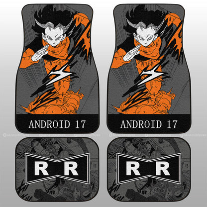 Dragon Ball Car Mats Android 17 Car Floor Mats Dragon Ball Anime Manga Color Style Car Floor Mats