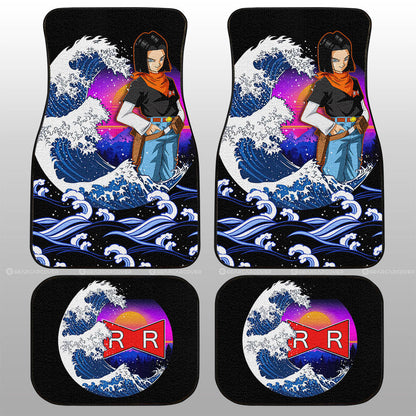 Dragon Ball Car Mats Android 17 Car Floor Mats Dragon Ball Car Interior Floor Mats