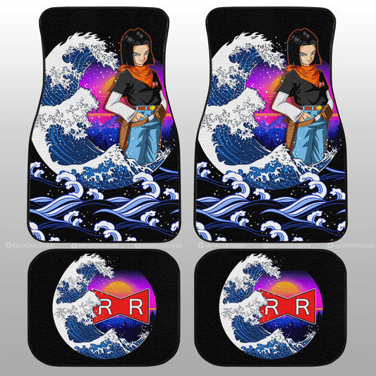 Dragon Ball Car Mats Android 17 Car Floor Mats Dragon Ball Car Interior Floor Mats