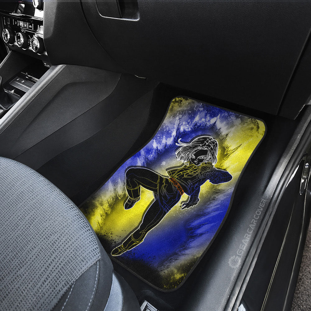 Dragon Ball Car Mats Android 18 Car Floor Mats Anime Car Floor Mats