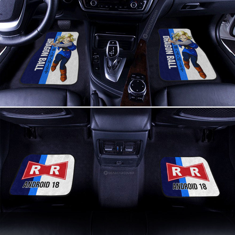 Dragon Ball Car Mats Android 18 Car Floor Mats Car For Fans Car Floor Mats