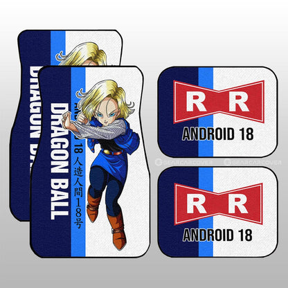 Dragon Ball Car Mats Android 18 Car Floor Mats Car For Fans Car Floor Mats